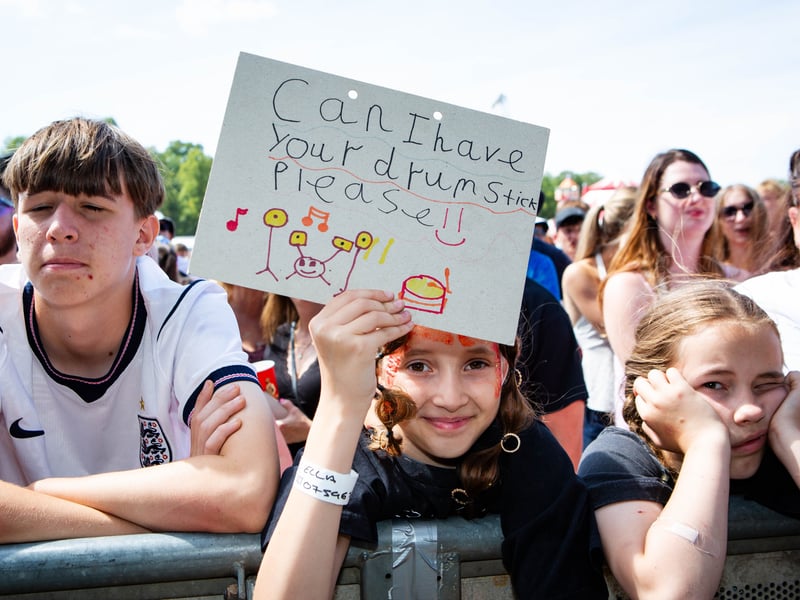 Festival goers at Tramlines, in Hillsborough Park, Sheffield. Photo: Errol Edwards