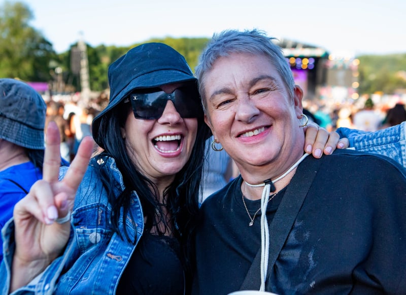 Festival goers at Tramlines, in Hillsborough Park, Sheffield. Photo: Errol Edwards