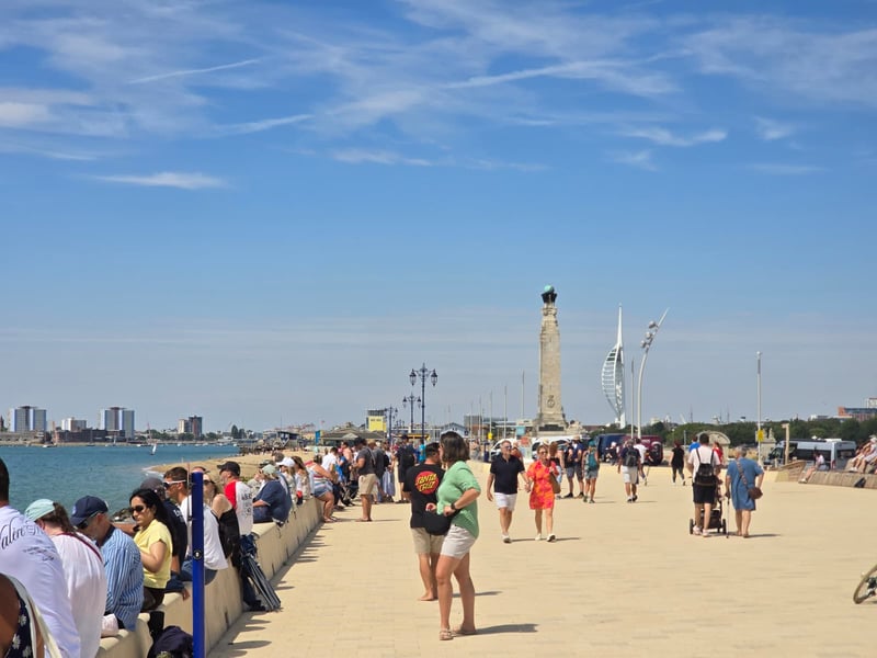 Sailing fans descend on Southsea seafront to watch SailGP and Clipper Round The World Race in glorious sunshine.