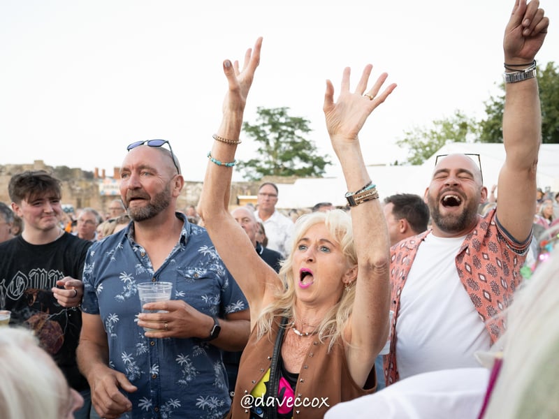 Music lovers enjoying the show at Ludlow Castle. Pictures: Dave Cox