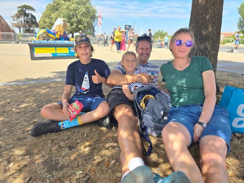 Quinn 13, Ben Gannon, Rosanna 8 and Maria Gannon