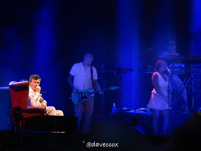 Rick Astley at Ludlow Castle. Pictures: Dave Cox