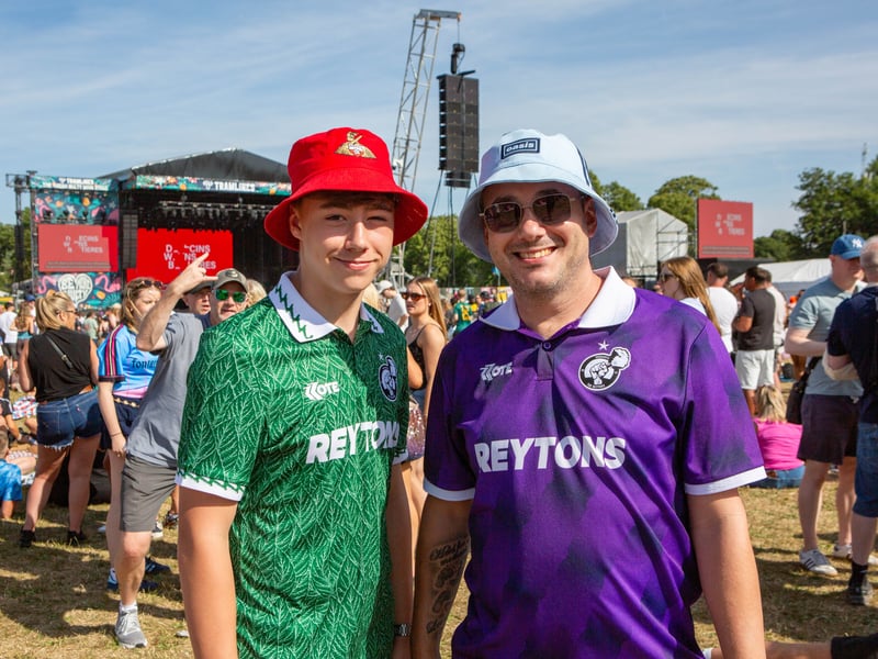 Festival goers at Tramlines, in Hillsborough Park, Sheffield. Photo: Errol Edwards