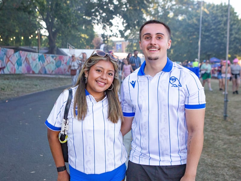 Festival goers at Tramlines, in Hillsborough Park, Sheffield. Photo: Errol Edwards