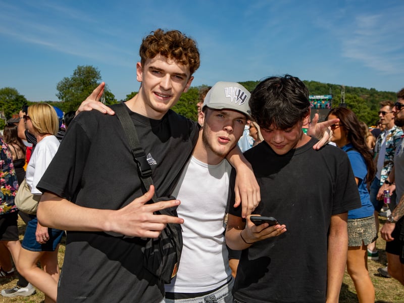 Festival goers at Tramlines, in Hillsborough Park, Sheffield. Photo: Errol Edwards