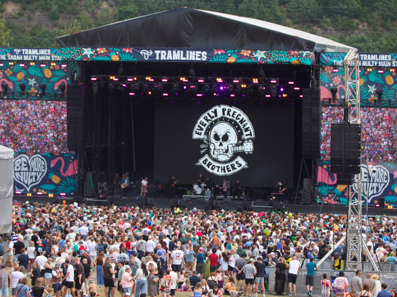The Everly Pregnant Brothers perform on the Sarah Nulty main stage