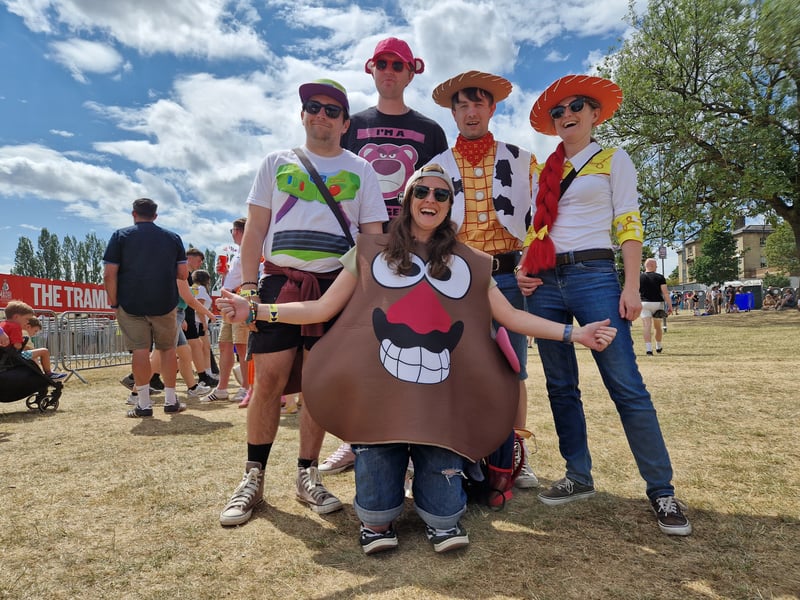 Are they the best dressed group of the festival? 