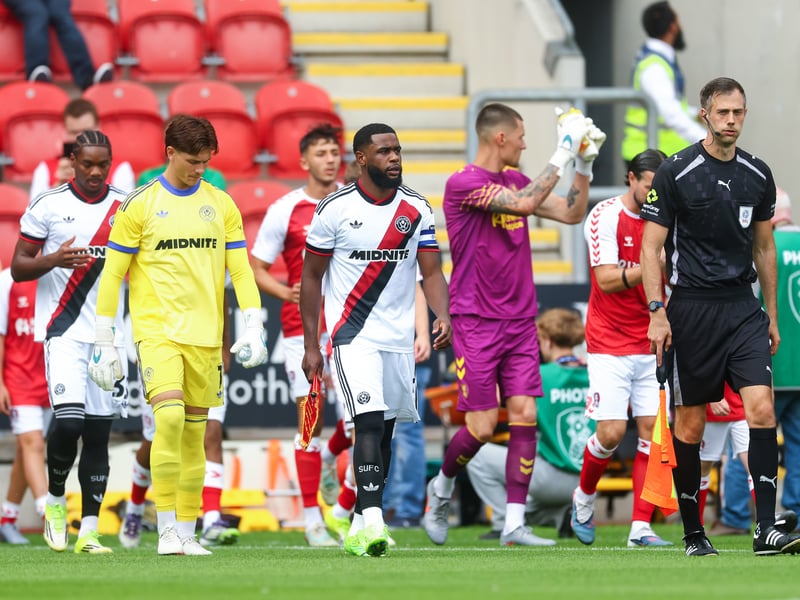 Another decent enough showing from the United skipper, who should have done better aerially from a couple of United corners and will have been a mighty relieved man to see his partner Baptiste tidy up behind him after an early loose touch let in Tavares down the Millers left. Made way for McGuinness later on
