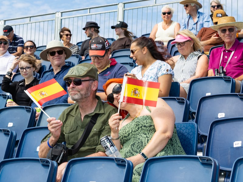 Passionate sailing fans gather on Southsea seafront for start of SailGP.