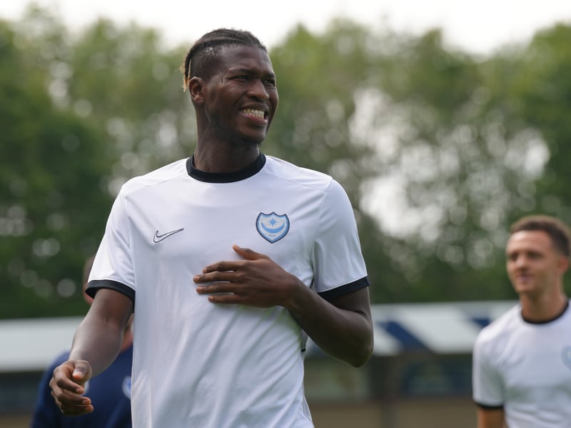Madiodio Dia warms up before Wycombe.