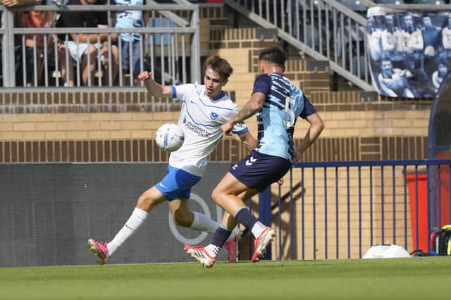 Eoin Kenny was the pick of Pompey's players in their 3-1 loss at Wycombe.