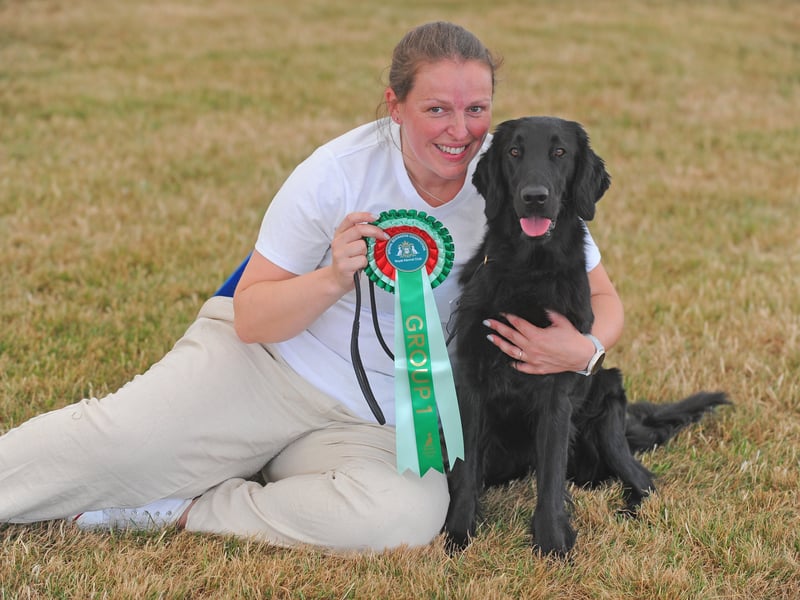 Lucy Waller of York with Star, who won the Special Beginners Competition 