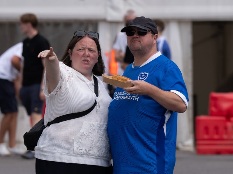 Brilliant photos of Pompey fans at Adams Park for Saturday's pre-season friendly against Wycombe Wanderers.