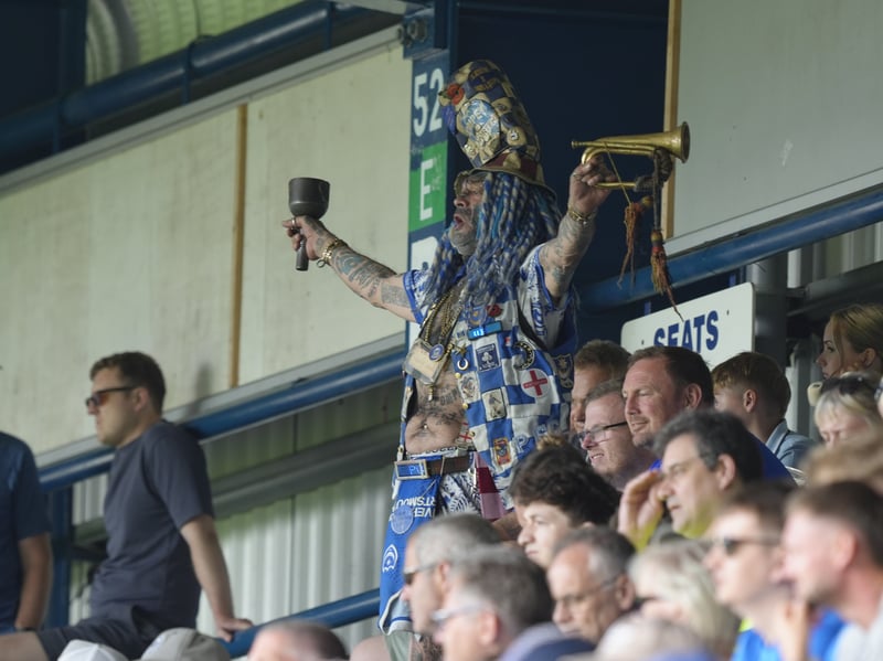 Brilliant photos of Pompey fans at Adams Park for Saturday's pre-season friendly against Wycombe Wanderers.