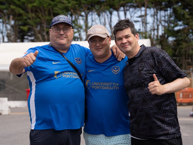 Brilliant photos of Pompey fans at Adams Park for Saturday's pre-season friendly against Wycombe Wanderers.