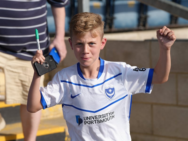 Brilliant photos of Pompey fans at Adams Park for Saturday's pre-season friendly against Wycombe Wanderers.
