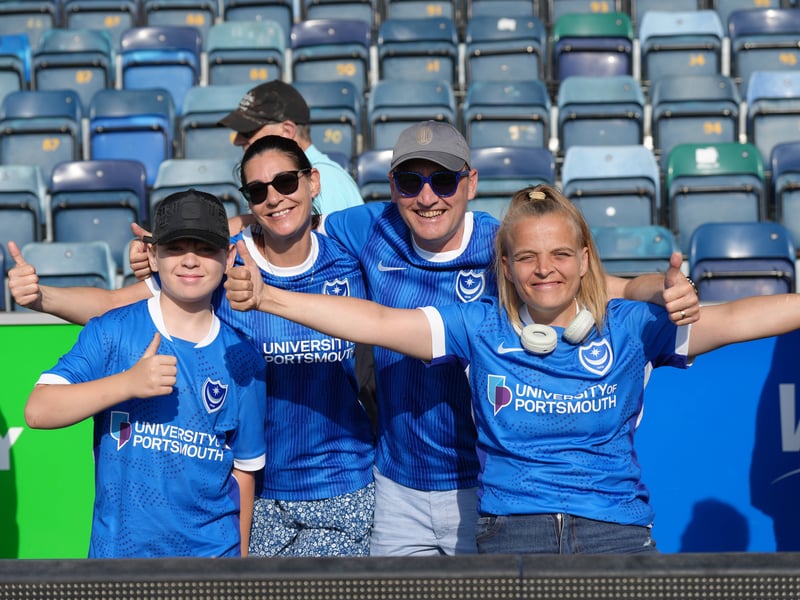 Brilliant photos of Pompey fans at Adams Park for Saturday's pre-season friendly against Wycombe Wanderers.