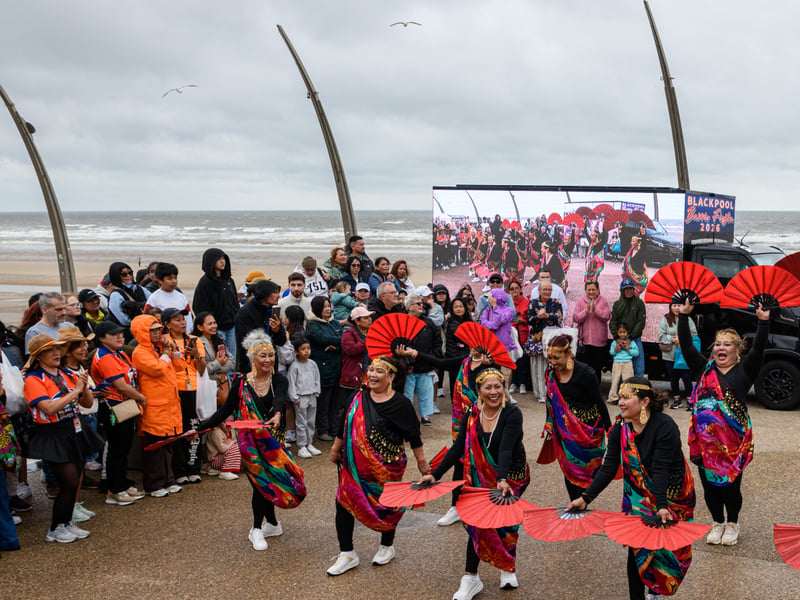 Blackpool Barrio Fiesta on the Tower Headland. Photo: Kelvin Lister-Stuttard