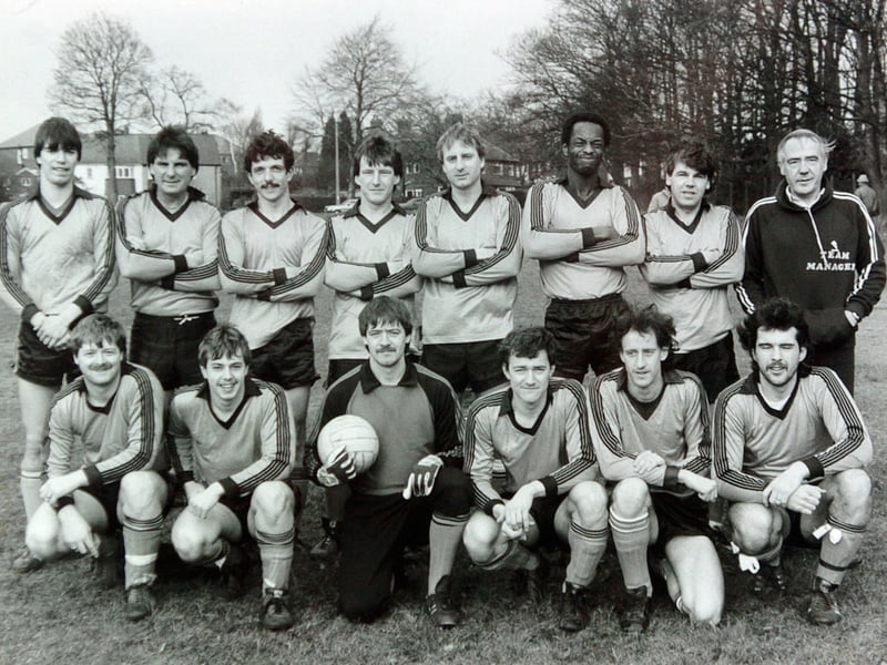 Iverson, who played in the Leeds Combination League, pictured in February 1986. Back row, from left, are Stephen Ellis, Kenneth Stephenson, Brian Metcalfe, Stephen Brady, Lester Wilson, David Phillip, Howard Mooring, Kenneth Baldwin (manager) Front row, from left, are Ian Longbottom, John Cunningham, Richard Balmforthm, John France, Stuart Gaunt and Paul Baldwin.
