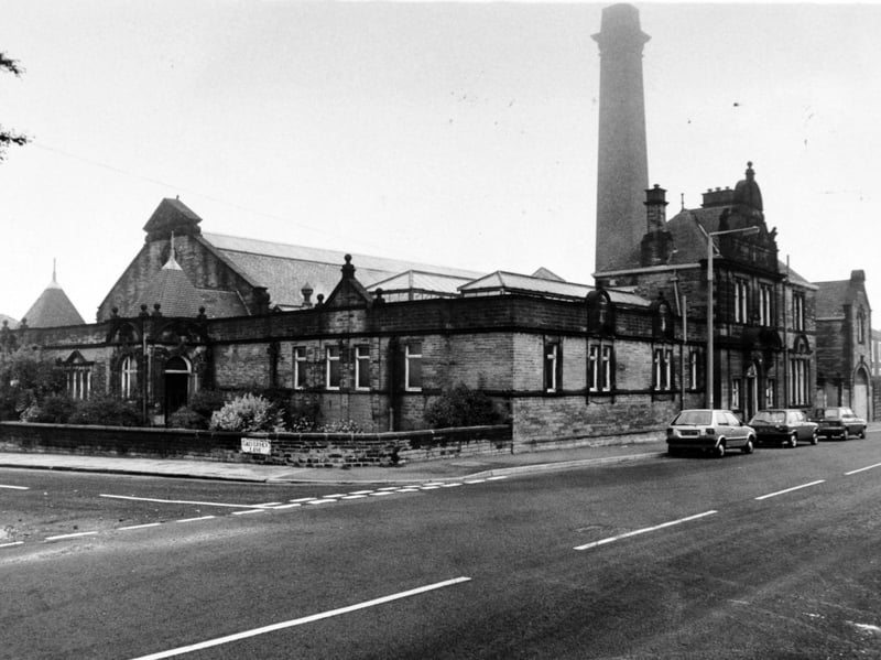 September 1986 and Leeds City Council planned to turn Bramley Town Street into a conservation area. Pictured are Bramley Conservative Club and Bramley Baths.