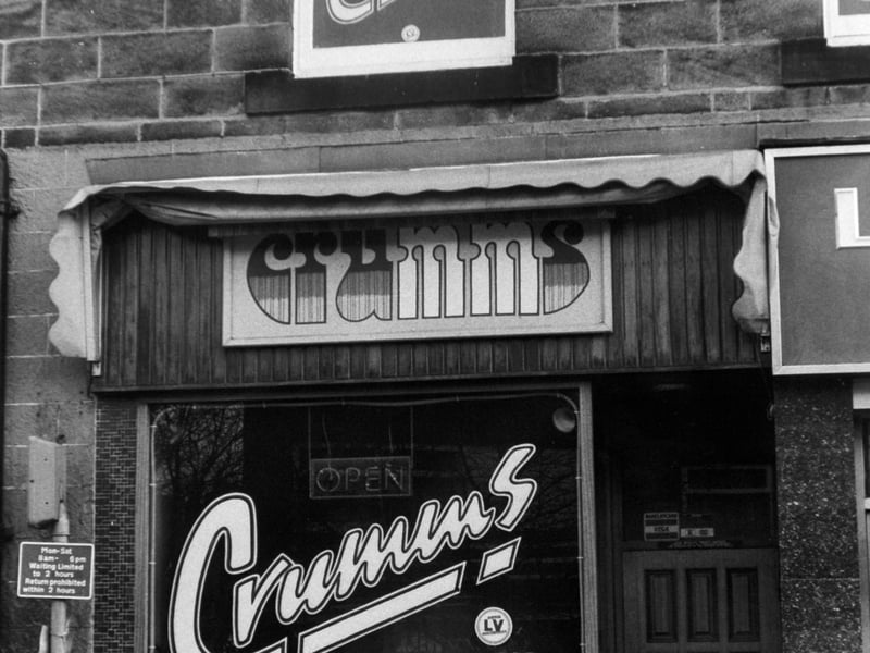 Did you enjoy a meal here back in the day? Crumms Restaurant and Wine Bar on Town Street pictured in February 1986.