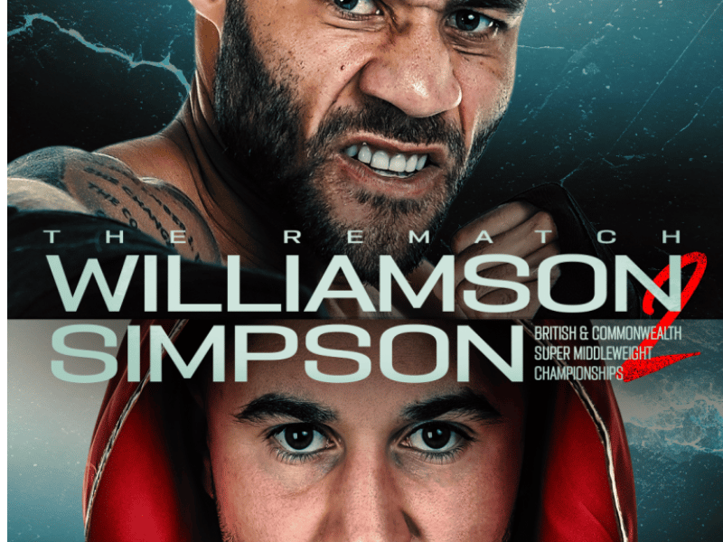 High-stakes domestic boxing as Troy Williamson faces Callum Simpson in an anticipated super-middleweight rematch for British and Commonwealth glory. 📍 First Direct Bank Arena