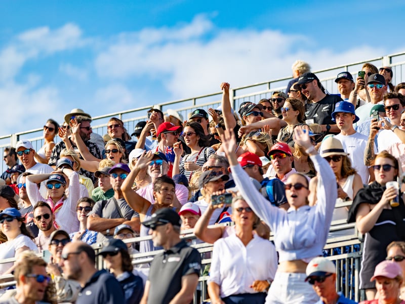Crowd during Jess Glynne performance