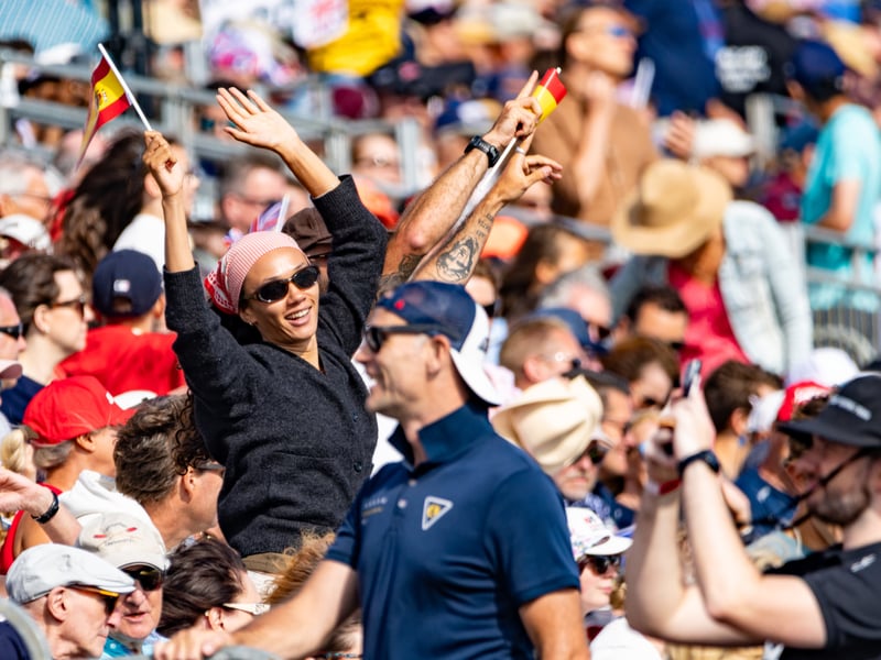 Crowds at SailGP