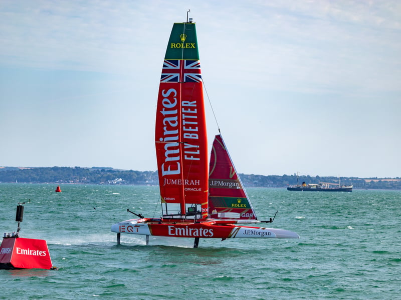 Team GBR team finished first in the last race