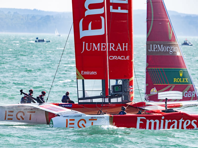 Team GBR team finished first in the last race