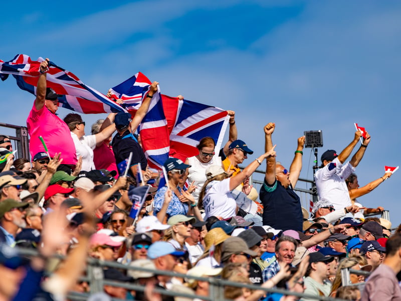 Crowds at SailGP