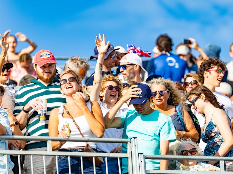 Crowd during Jess Glynne performance
