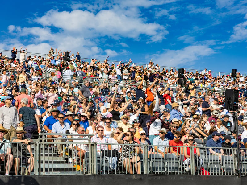 Crowds at SailGP