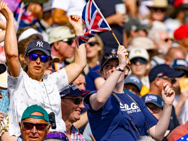 Crowds at SailGP