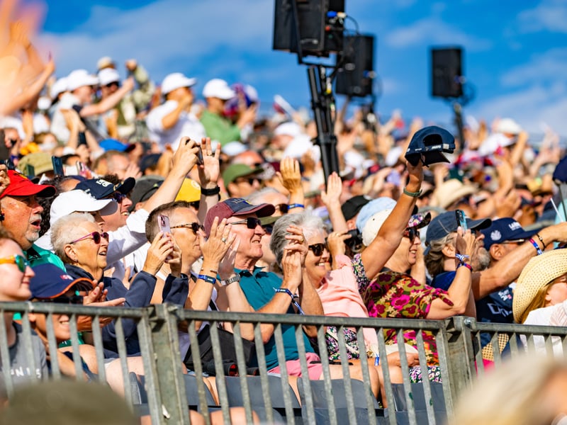 Crowds at SailGP