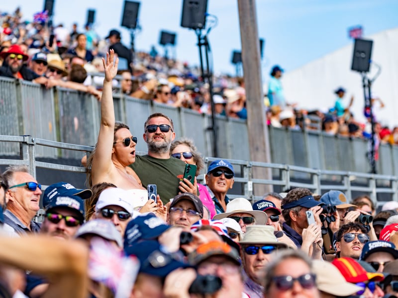 Crowds at SailGP