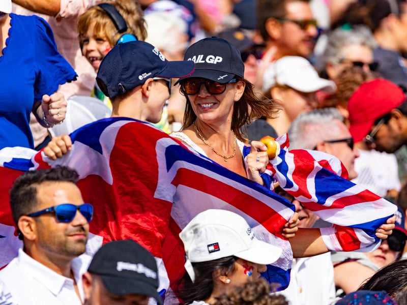 Crowds at SailGP