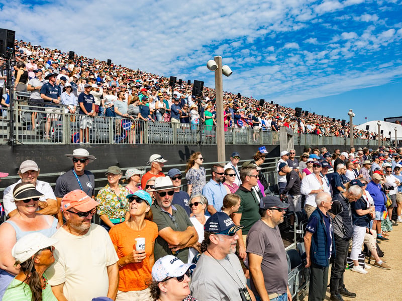 Crowds at SailGP