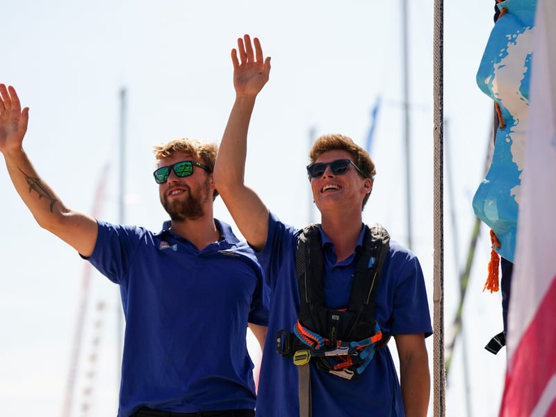 Skipper, Oliver Irvine and First Mate, Otto Kulow, from Team GOSH.