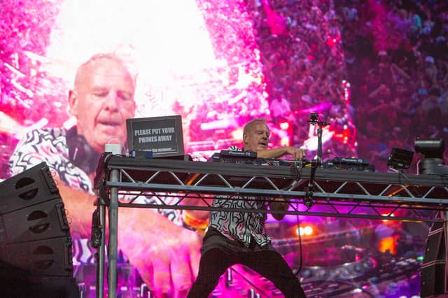 Fatboy Slim headlined Friday at Tramlines 2026. Photo: Errol Edwards