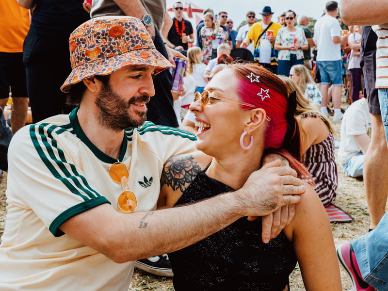 Festival goers enoy the atmosphere at Tramlines 2026. Photo: Tramlines 2026 /Carolina Faruolo
