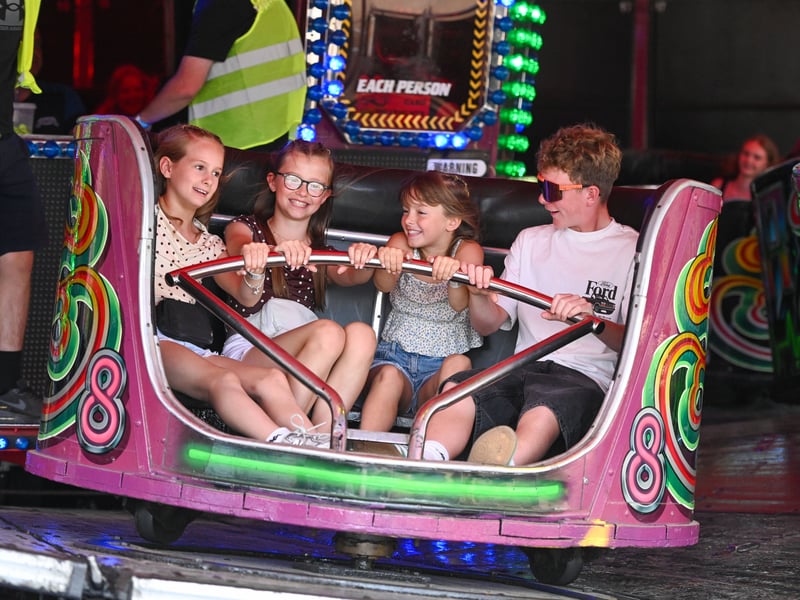 People enjoy the rides at Tramlines Festival 2026. Photo: S70 Media