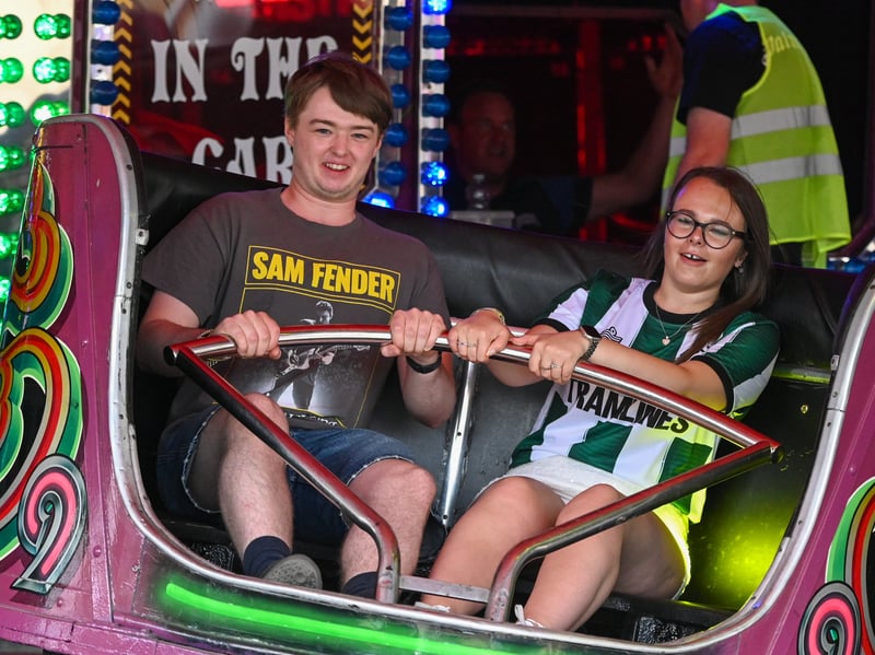 People enjoy the rides at Tramlines Festival 2026. Photo: S70 Media