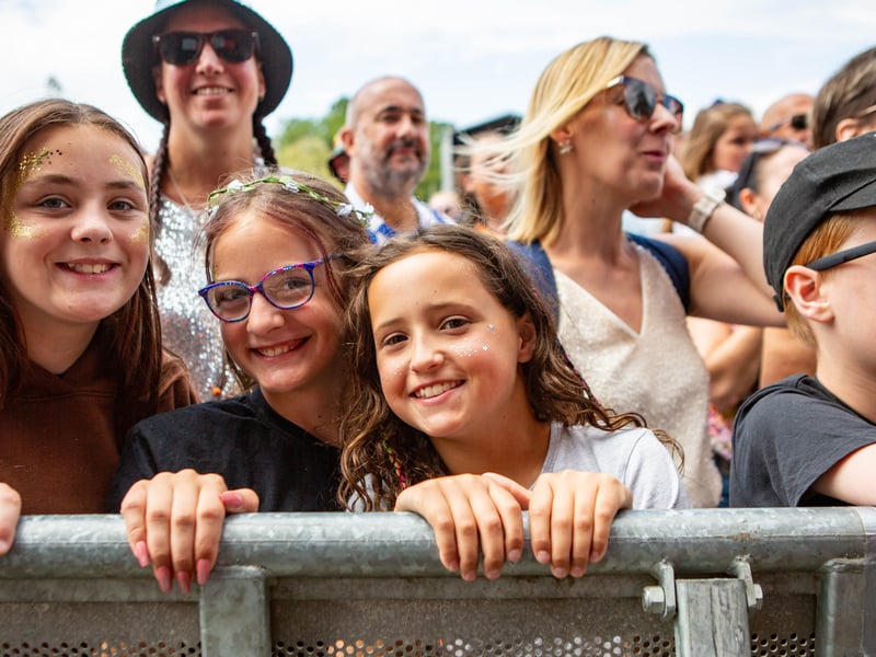 Festival-goers at the Tramlines festival in Hillsborough Park, Sheffield. Photo: Errol Edwards