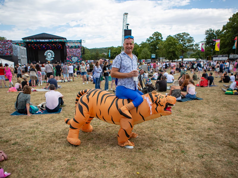 Festival goers at Tramlines 2026 at Hillsborough Park, Sheffield. Photo: Errol Edwards
