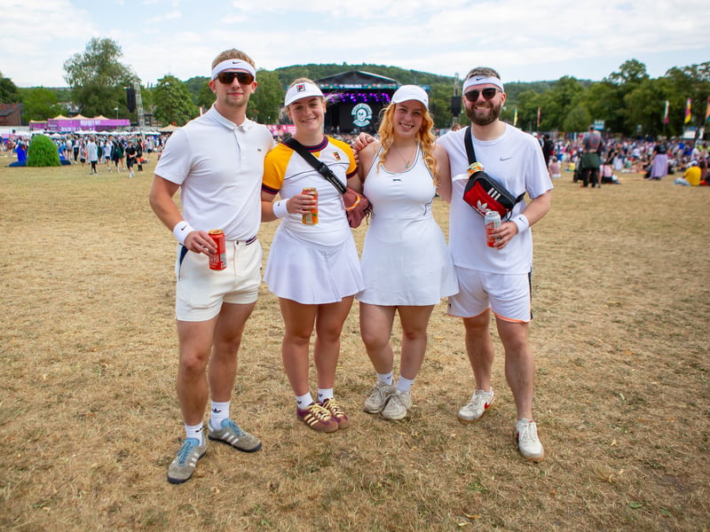 Festival goers at Tramlines 2026 at Hillsborough Park, Sheffield. Photo: Errol Edwards
