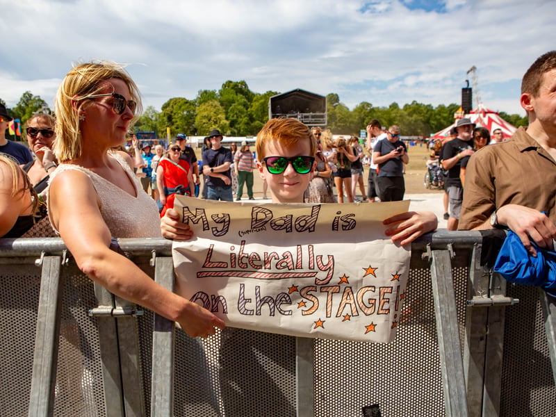 Festival goers at the Tramlines 2026 festival in Hillsborough Park, Sheffield. Photo: Errol Edwards