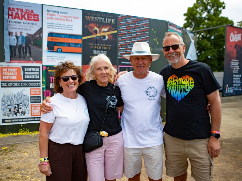 Festival-goers at the Tramlines festival in Hillsborough Park, Sheffield. Photo: Errol Edwards