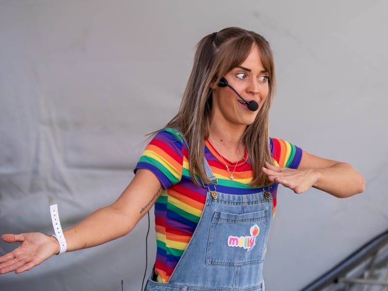Entertainment at the Tramlines festival in Hillsborough Park, Sheffield. Photo: Errol Edwards
