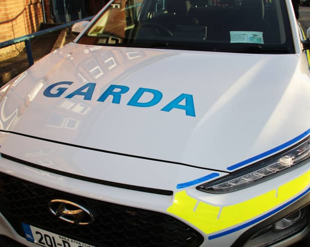 Garda car stock image